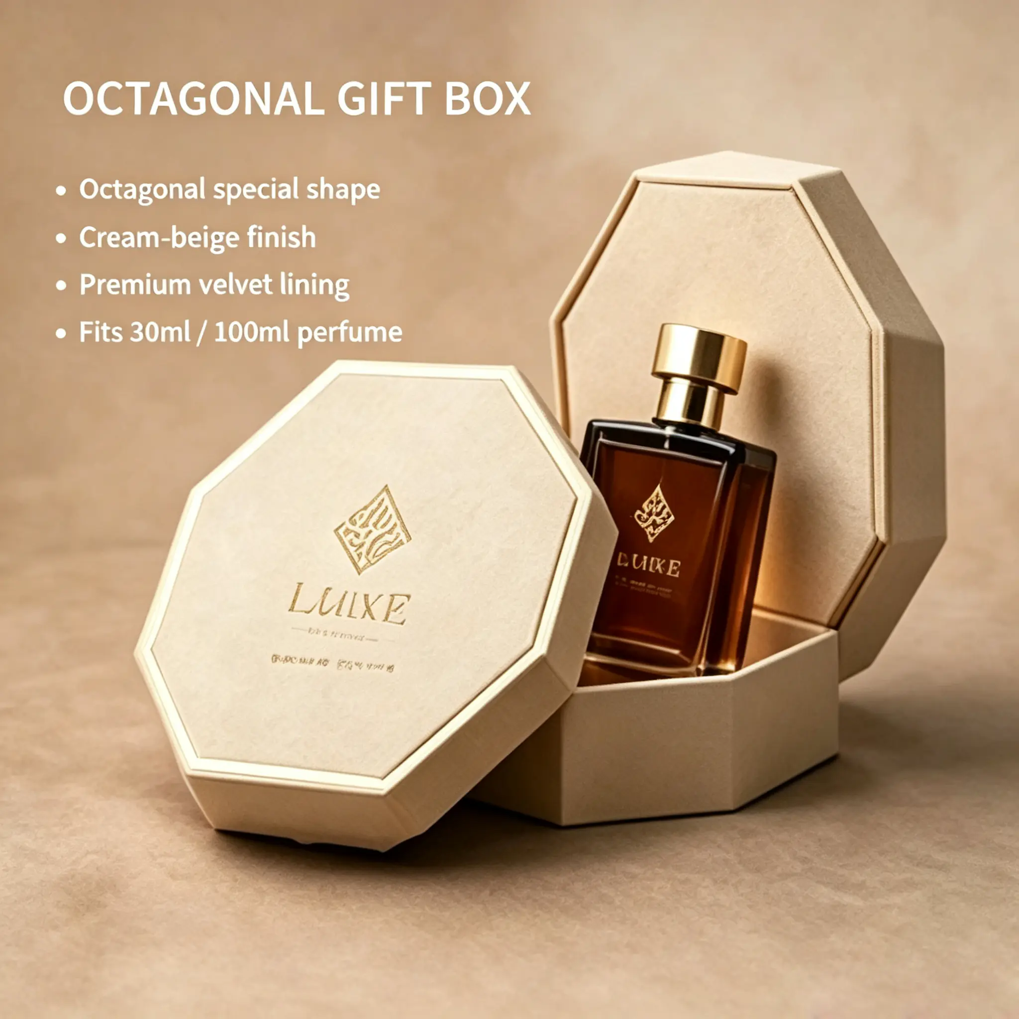 35 Octagonal Two-Piece Perfume Gift Box - Image 1