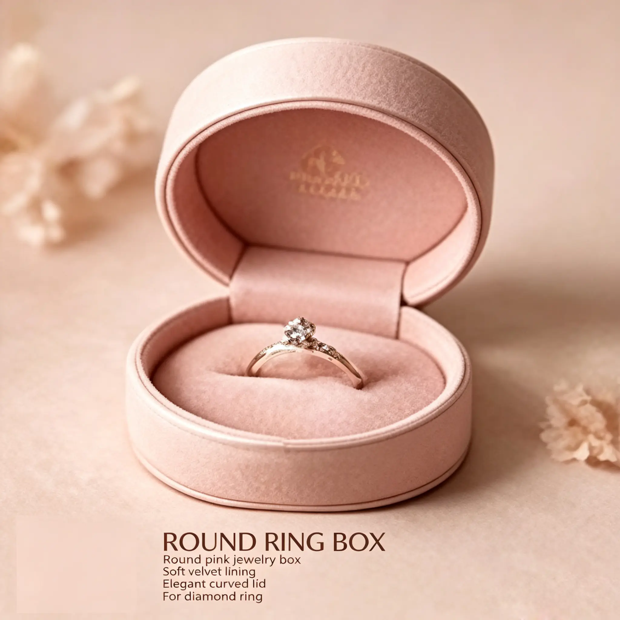 77 Oval Hinged Ring Gift Box - Image 1