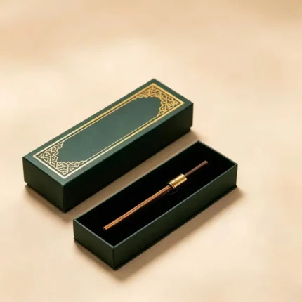 Dark Green Hinged Incense Stick Gift Box