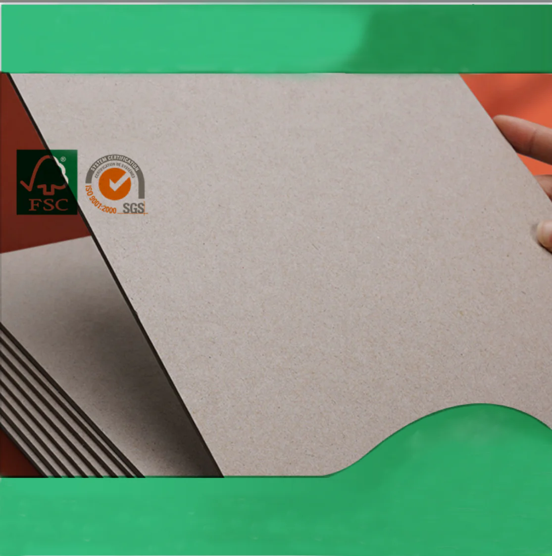 FSC认证 全灰硬纸板 2 FSC Certified Greyboard FSC Certified Greyboard - Image 1
