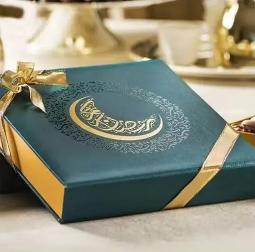 微信图片_20260823182406_485_1 Luxury Rigid Two‑Piece Gift Box With Satin Ribbon For Dates & Ramadan Gift - Image 1