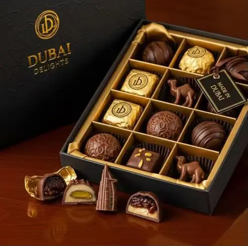 微信图片_20260823182457_488_1 Embossed Magnetic Flip‑Top Rigid Chocolate Gift Box For Middle East Market - Image 1