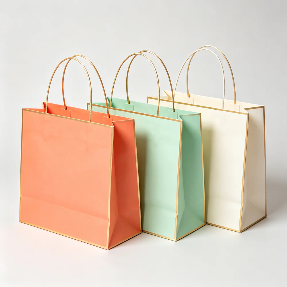 浅色系轻奢购物袋 Light colored luxury shopping bag - Image 1