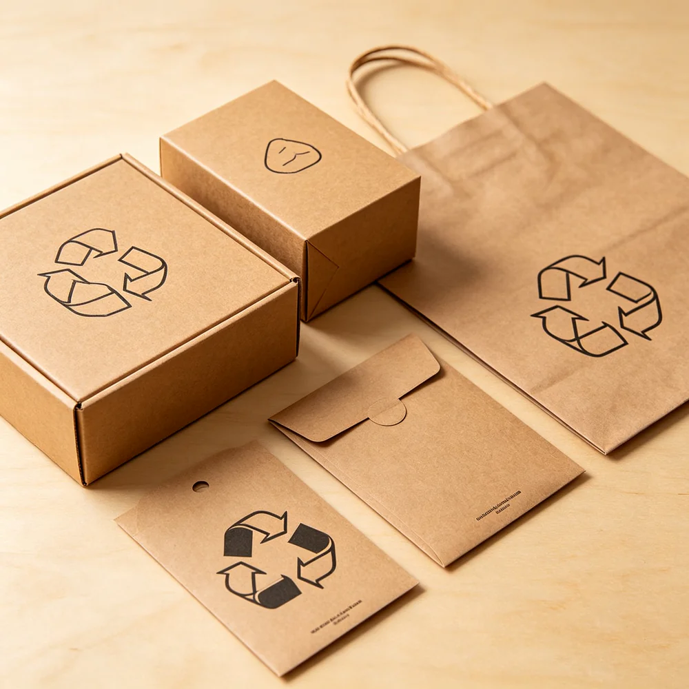 环保纸包装 Eco‑Friendly Kraft Paper Gift Box - Image 1