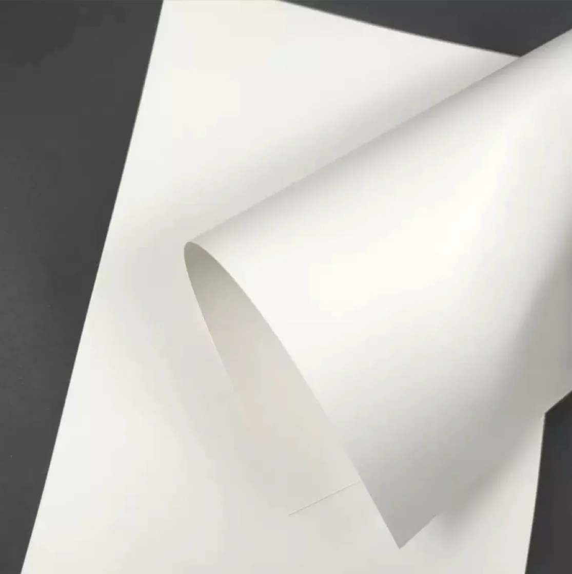象牙白卡纸特种纸哑光米白特种纸全木浆暖白Ivory white cardboard special paper matte rice white special paper all wood pulp warm white Ivory white cardboard special paper matte rice white special paper all wood pulp warm white - Image 1