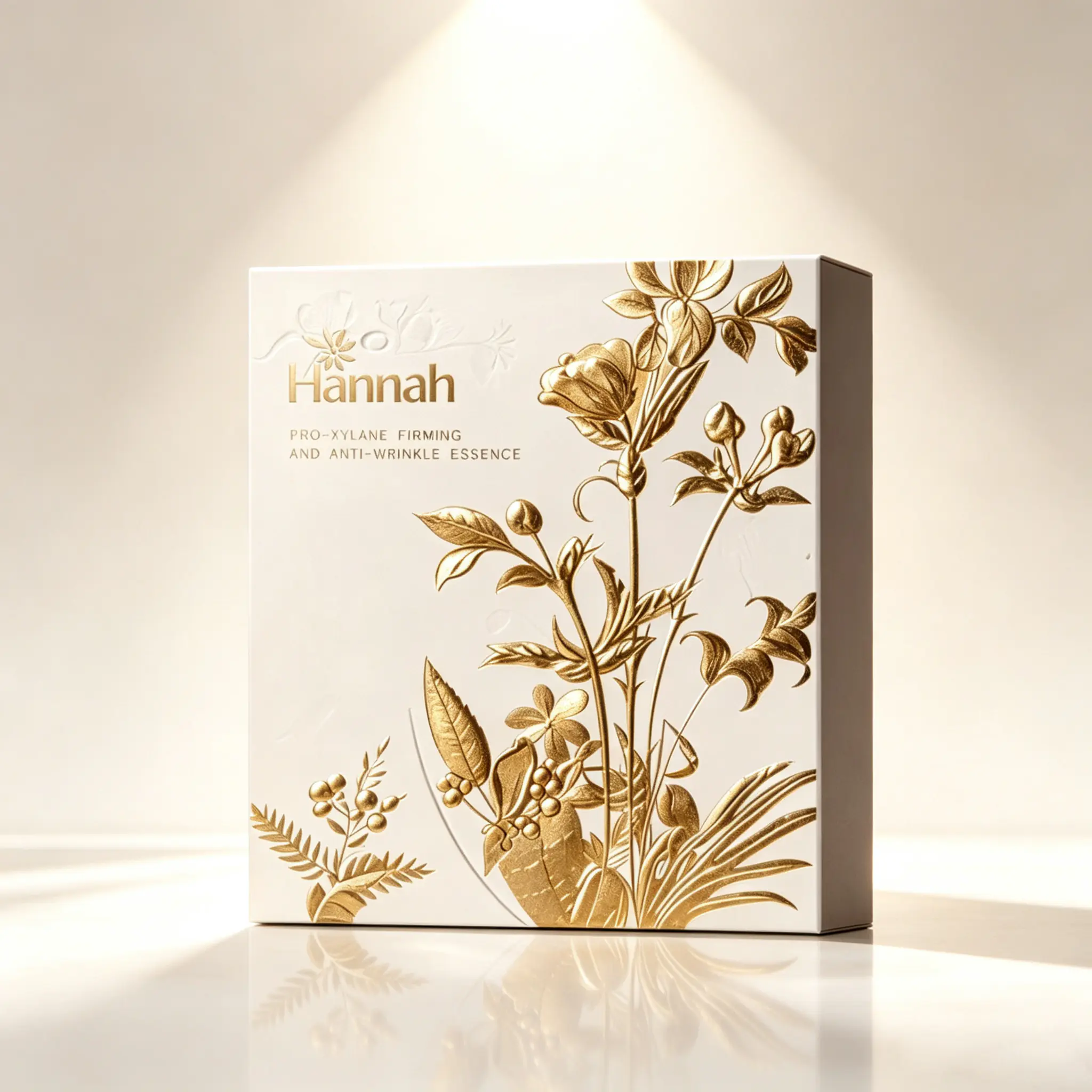17 Embossed & Gold Foil Skincare Essence Gift Box - Image 1