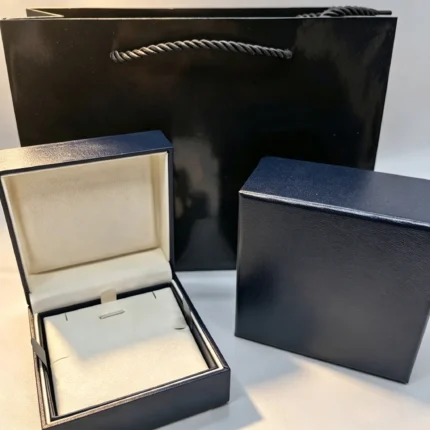 Navy Blue Minimal Flip Jewelry Set