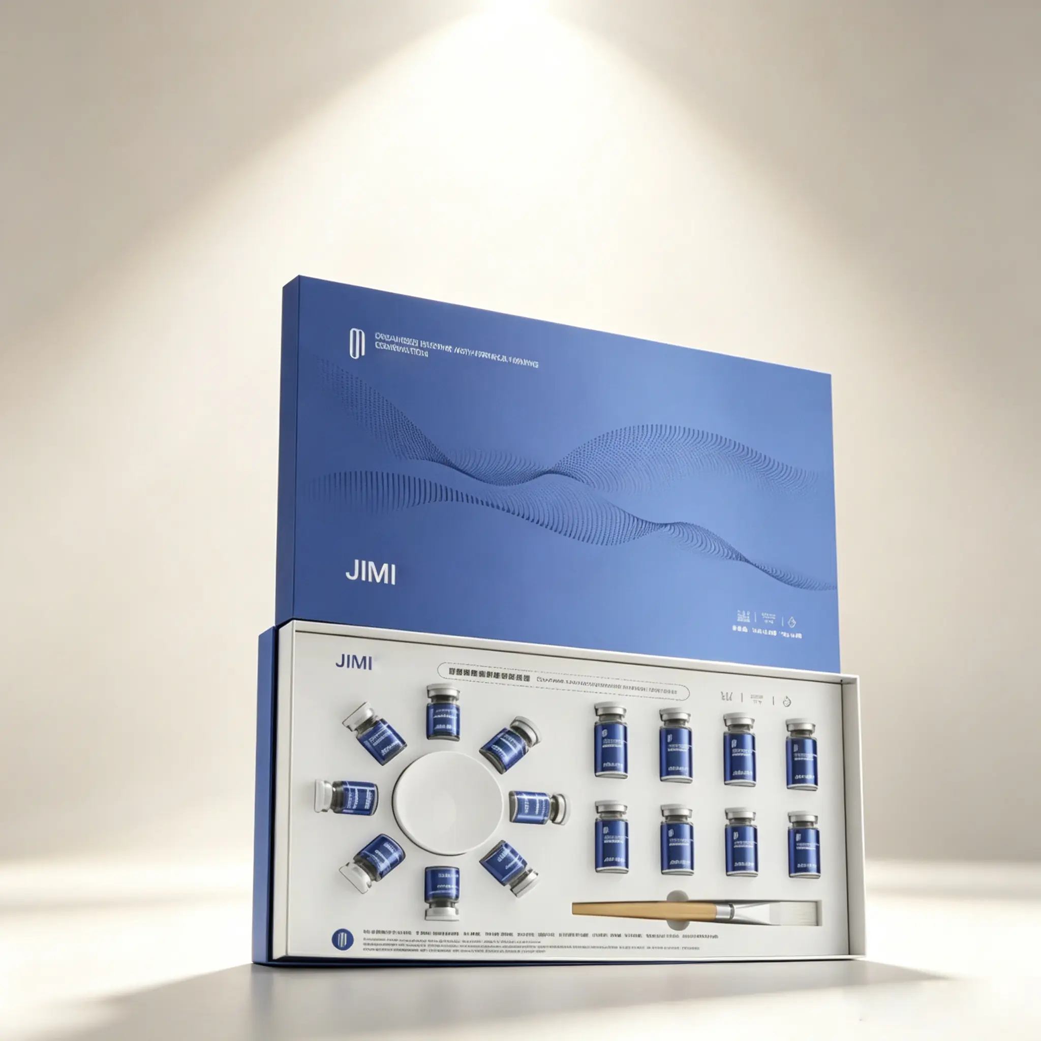20 Blue Ampoule Skincare Set Gift Box with Insert Tray - Image 1