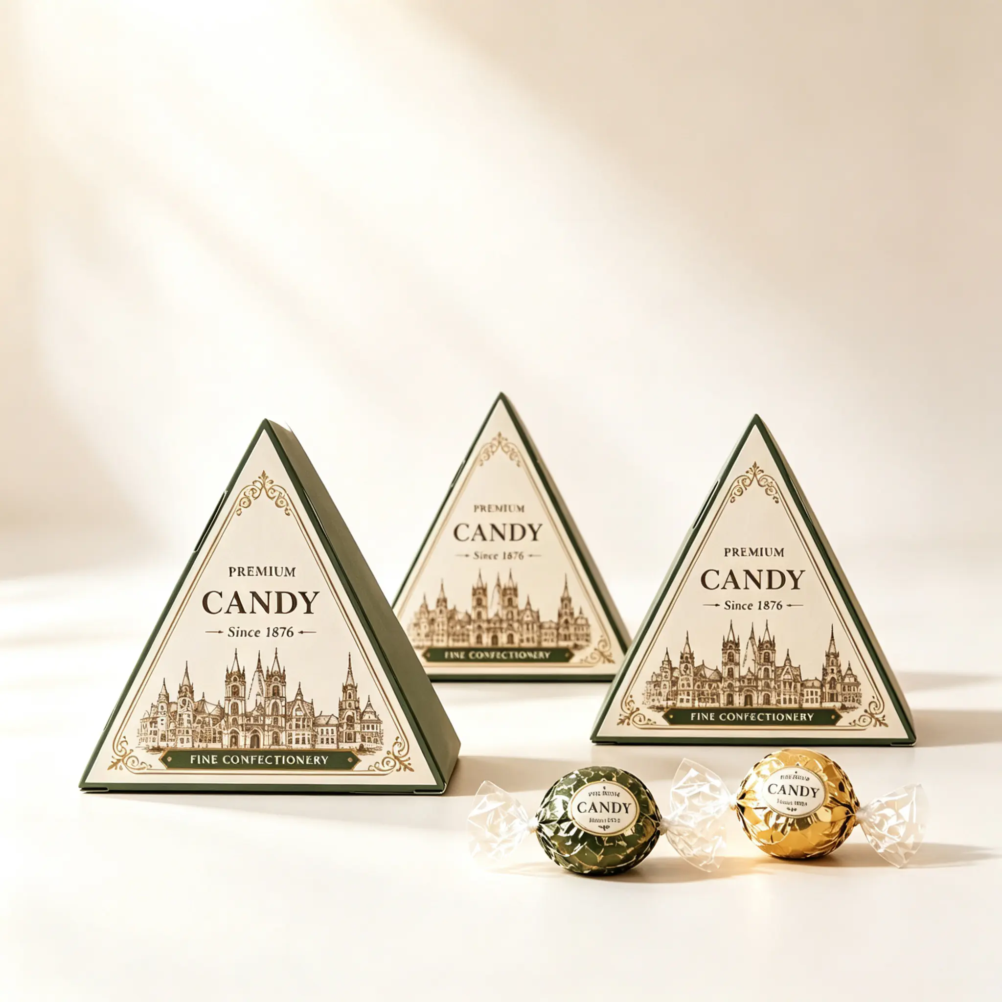 29 Triangular Foldable Candy Gift Box - Image 1