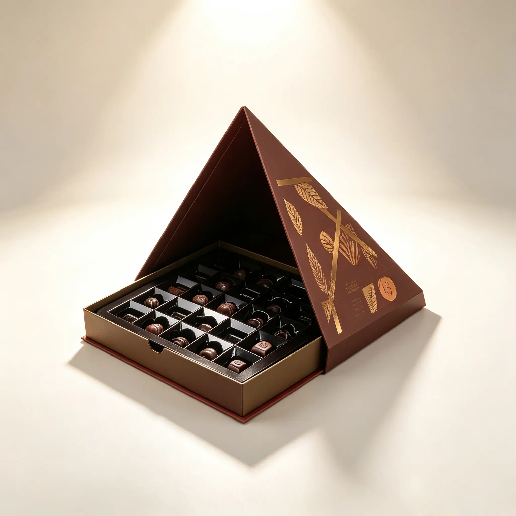 66 Triangular Slide-out Chocolate Gift Box - Image 1