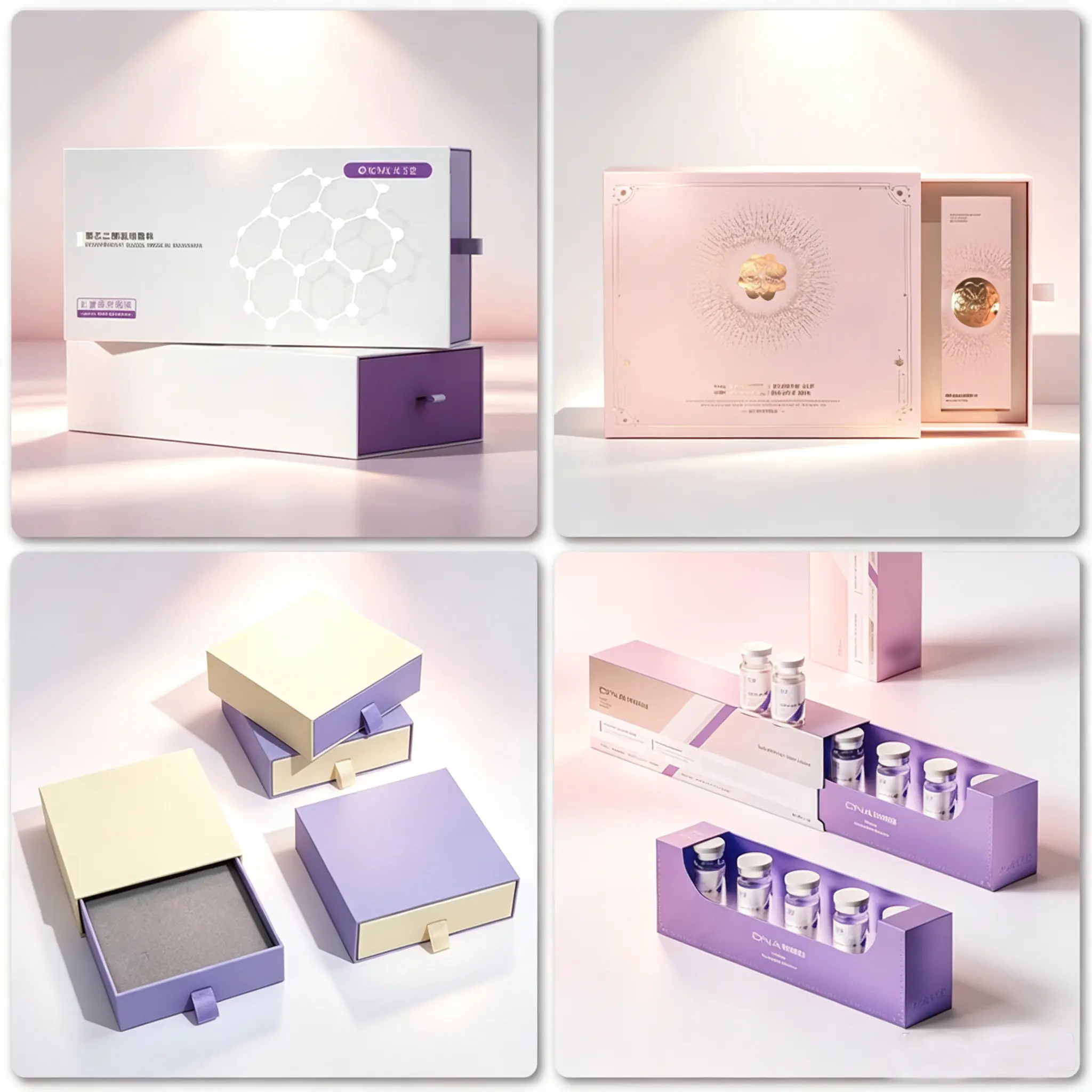91 Cosmetics and skincare set rigid boxes - Image 1