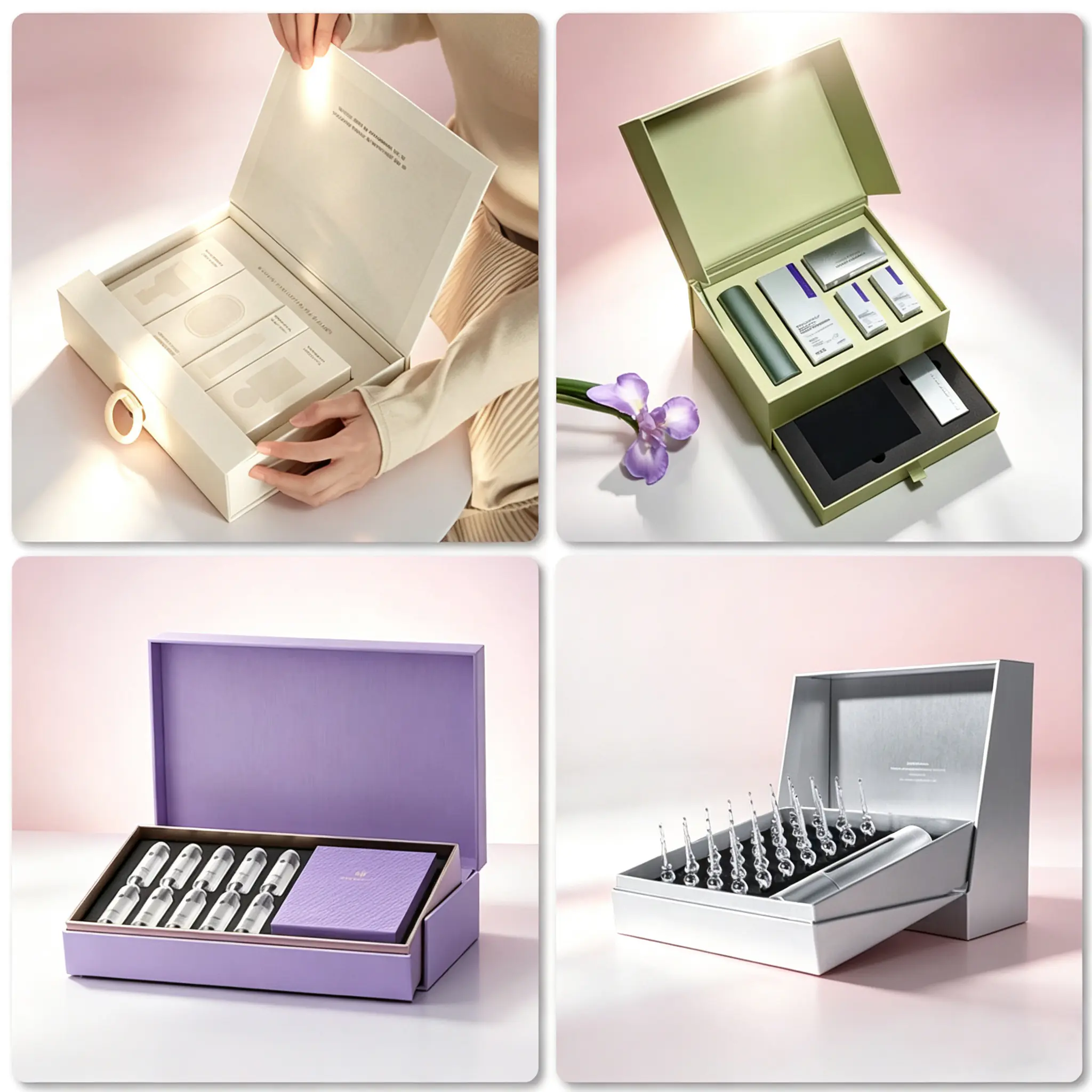 94 Cosmetics and skincare set rigid boxes - Image 1